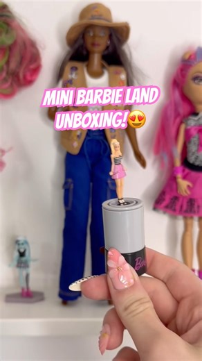 Mini Barbie Land Unboxing Mini Doll 😍🩷 #minibarbieland #barbie #dolls #minitoys #asmr #toyunboxing