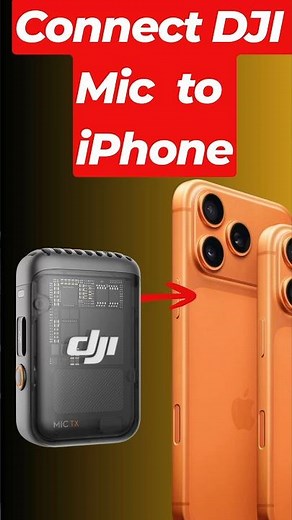 How to Connect DJI Mic Mini to iPhone via Bluetooth (No Receiver Needed!) | Easy Wireless Setup 2025