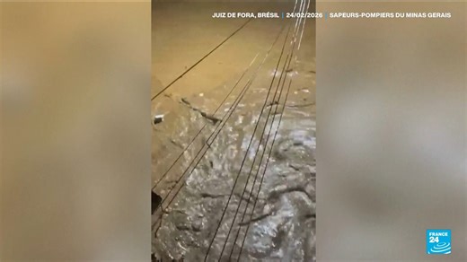 Des pluies torrentielles ont fait au moins 30 morts dans le sud-est du Brésil 🇧🇷, selon un dernier bilan des services nationaux des pompiers mardi 24 février. Le point sur la situation ⤵️ | FRANCE 24