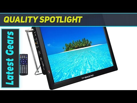 Trexonic Portable 14" LED TV with HDMI, USB, and Built-in Digital Tuner - Best Portable TV for
