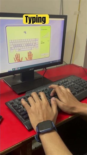 How to do typing ||#typing #computer #feed #youtubeshorts #youtubefeed #shortfeed #tutorial