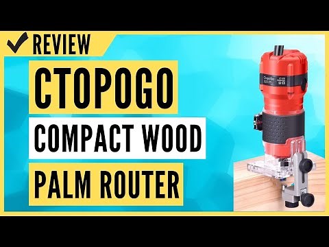 CtopoGo Compact Wood Palm Router Tool Hand Trimmer Review