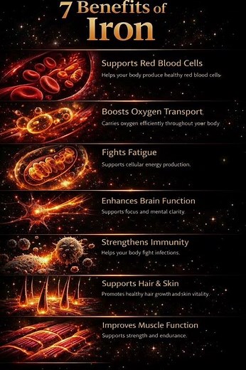 7 Benefits of Iron (What It Does for Your Body Daily)