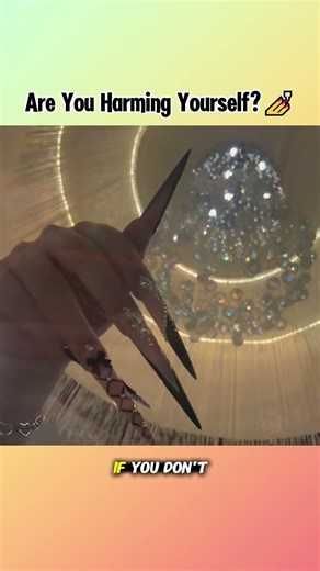 The Hidden Dangers of Long Nails No One Talks About 😱 #shorts #nails #longnails #health