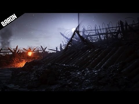 Trench Battle at Night - Battlefield 1 Campaign Gameplay