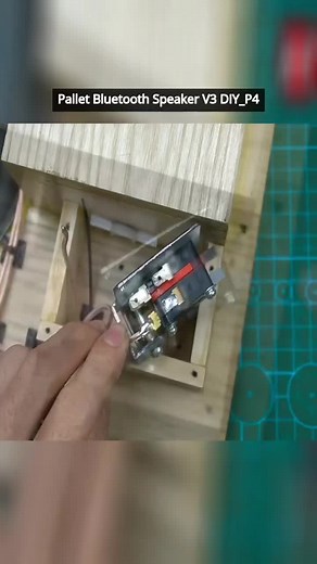 Pallet Bluetooth Speaker V3 DIY_P4 #audio #speakerbuild #speaker #diyproject #diyaudio #diyspeaker