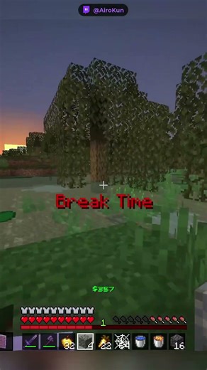 AiroKun Glowing Quick Log #shorts #AiroKun #Minecraft ✨