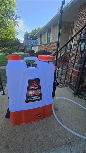 This battery powered sprayer is perfect for lawns #backpacksprayer #lawntools #gardentools #yardwork