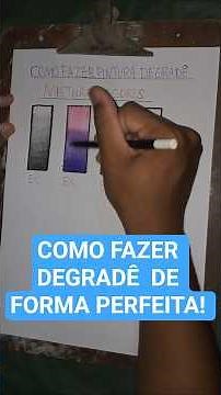 Como fazer DEGRADÊ perfeitamente! Guia definitivo!