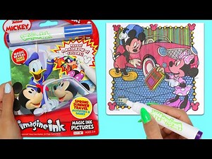 Disney Jr Mickey Mouse & Friends Imagine Ink Activity Coloring Book!