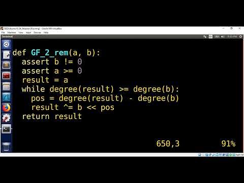 Polynomial Division in GF(2) - Finding Remainder