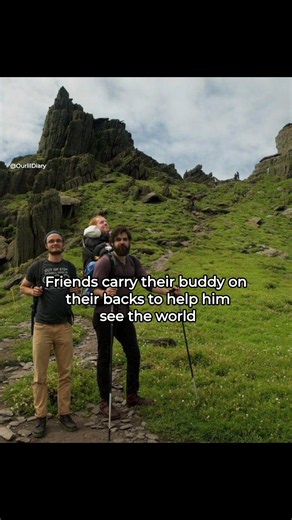 Kevan Chandler’s Friends Carried Him Across Europe #facts #shorts
