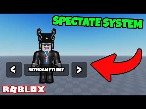 How to make a SPECTATE SYSTEM in ROBLOX STUDIO!