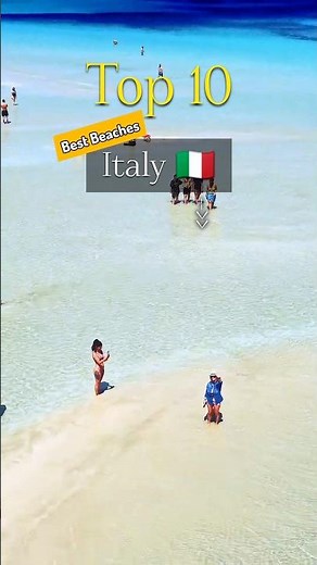 Italy🇮🇹 top 10 best beaches #Italy #travel #beaches
