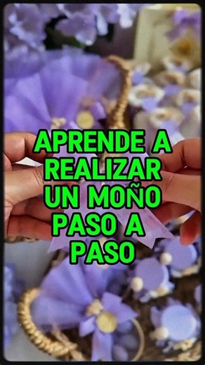 949K views · 8.8K reactions | Aprende a hacer un Moño paso a paso. #moños #usa #mexico #bows | Detalles LuMora | Facebook