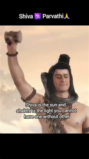 Shiva🕉Shakthi two forms one Consciousness🙏 Hara Hara Mahadeva🪷