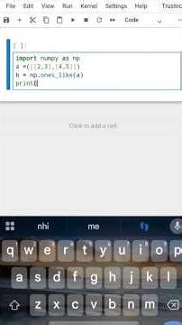 NumPy ones_like() Explained Simply | Python for Beginners #numpy #pythonlibrary #pythonpackage