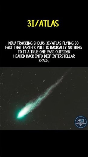 3I/ATLAS Tracking Update: The One-Pass Outsider Leaving Our System #3iatlas #nasa #starduststories
