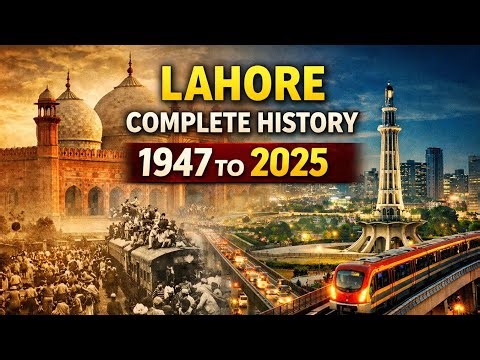 Lahore Complete History | From 1947 to 2025