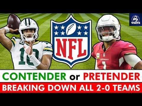 CONTENDER or PRETENDER: Breaking Down Every 2-0 NFL Team So Far