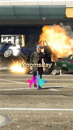 Doomsday in LS 💥 Slow-mo chaos, explosions, and one last song. #GTA5 #Doomsday #AthertonMusic