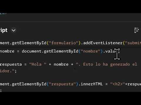 JSFiddle Simulación Programación Entorno Servidor Javascript PYC2BACH IES Monterroso
