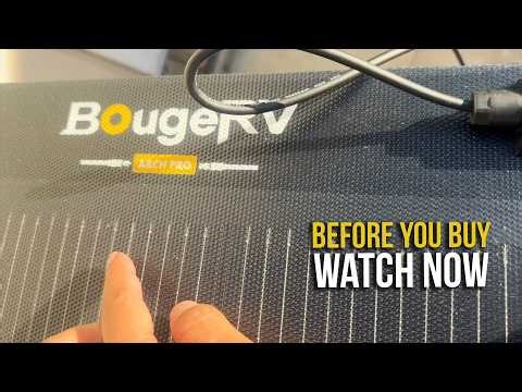 BougeRV Arch Pro 200W Flexible Solar Panel Review | Stable Power For Off Grid Starlink