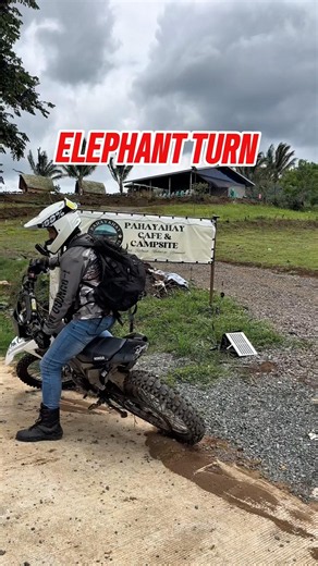 Honda crf 150L | Elephant turn #hondacrf150l #PahayahayCafe