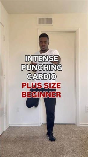 Intense Punching Cardio For Plus Size Beginners