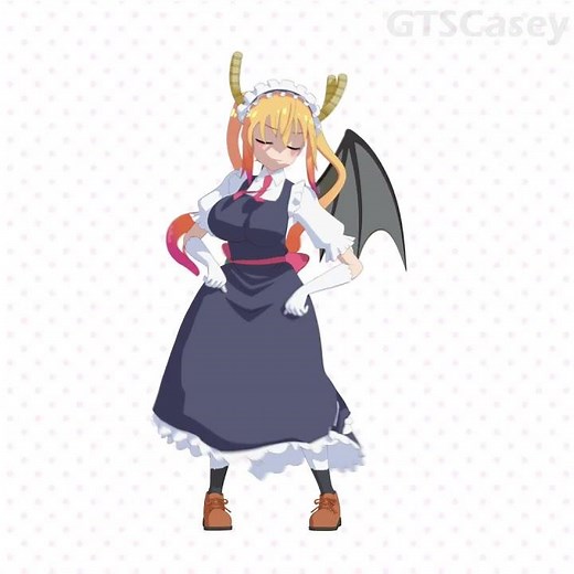 Tohru dance! (Blender animation)