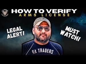 Firearms License Check Step by Step Guide Must Watch! #gunlicense #weaponanalysis #sindharmslicense