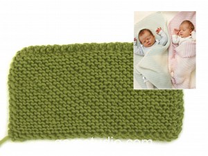 How to knit a blanket from corner to corner