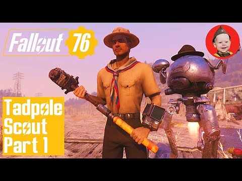 Fallout 76: Tadpole Scout Part 1 - Kiddie Corner Cabins and Dolly Sods (PS4 gameplay Episode 87)