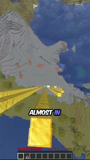 Jumping From MAX HEIGHT in Minecraft! #shorts #minecraft