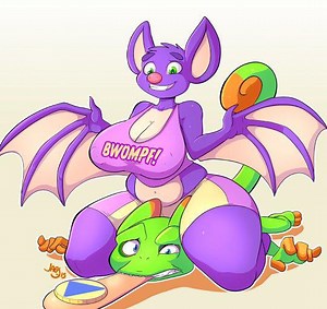 Anthro Laylee is too big | Yooka-Laylee