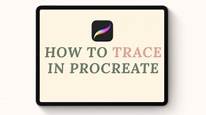 How to trace an image in Procreate