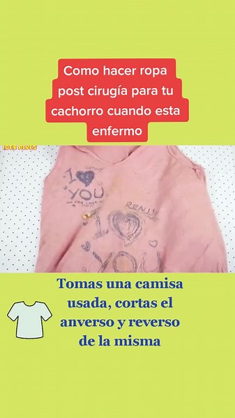 Cómo hacer ropa post cirugía para tu cachorro - Tutorial detallado