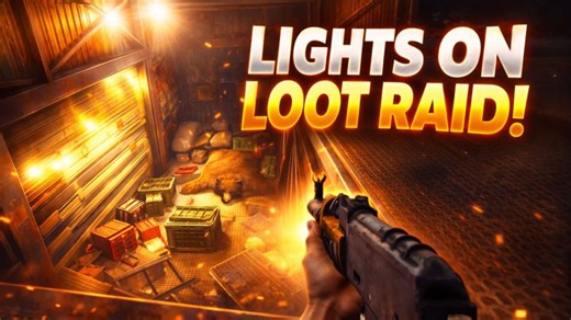 Solo raid: Rookie owner left the lights on his loot