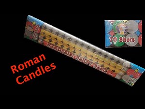 Brothers Pyro Paint Roman Candle Fireworks