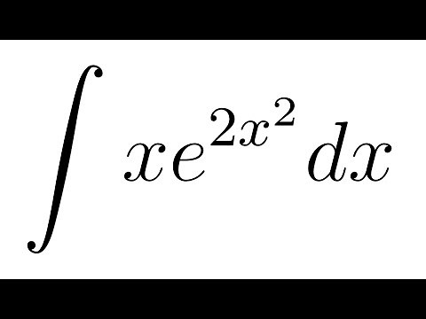 Integral of x*e^(2x^2)