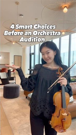 4 Smart Choices Before an Orchestra Audition