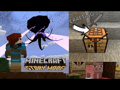 I TURNED Minecraft into Minecraft STORY Mode!