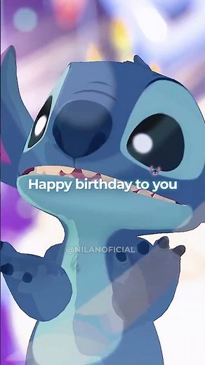 🎉 STITCH sings HAPPY BIRTHDAY 🥳 | Send this to someone