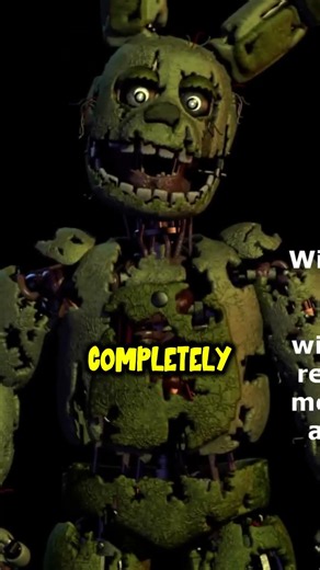 Why Does Springtrap Look Different in FNAF 6? #fnaf #fivenightsatfreddys
