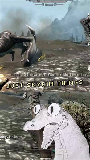 A Day in the Life of Skyrim: Lizard Vtuber Adventures