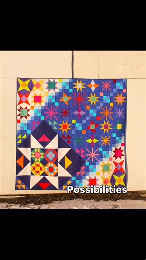 Possibilities is a beautiful sampler quilt. This pattern is written in a BoM style for ease. You can find patterns and kits in my shop | Charisma Horton Designs & Longarm Quilting