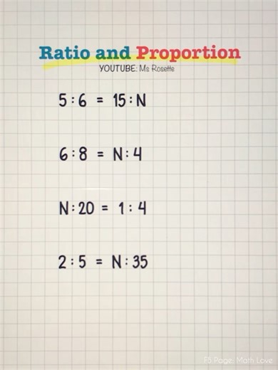 Ratio and Proportion | Basic Math Review 🤩 #math #mathlove #mathematics #basicmath #fyp | Math Love