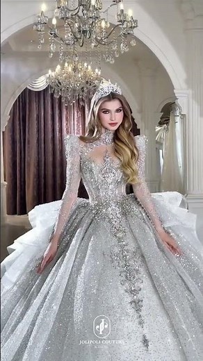 See Why Brides Everywhere Choose This Handmade Crystal Dress #shorts #shortvideo #shortsvideo