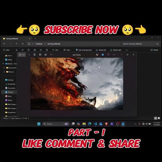 GAMING WEBSITE LENDING PAGE HTML CSS & JAVASCRIPT PROJECT PART - 1 #gaming #gameplay #holi #games