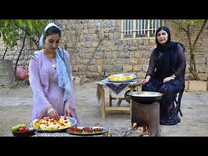 Mix of Traditional Dishes in the Village of IRAN ♡ Iran Village life